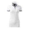 tricou-de-dama-polo-alb-malfini-collar-up-257-630x552