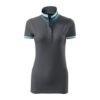 tricou-de-dama-polo-gri-malfini-collar-up-257-630x552